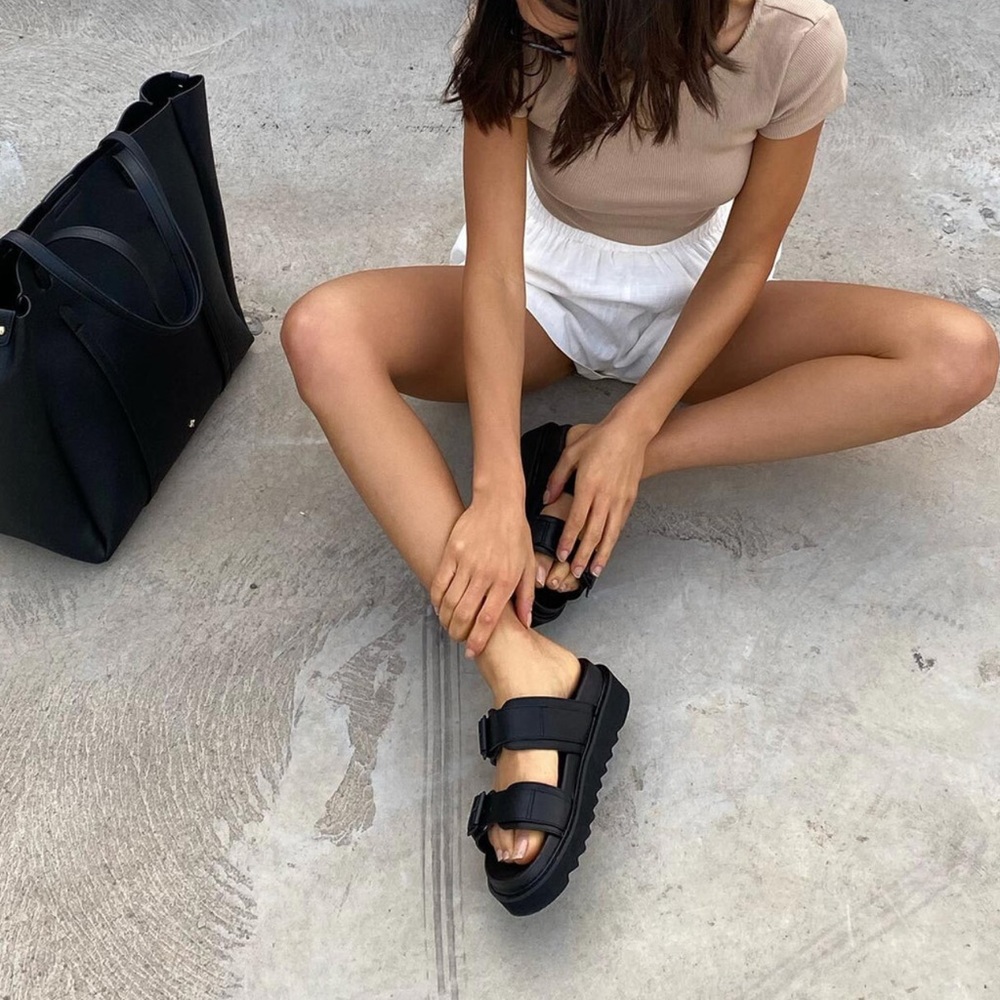 Princess Polly Sustainable PU Ma Belle Sandals